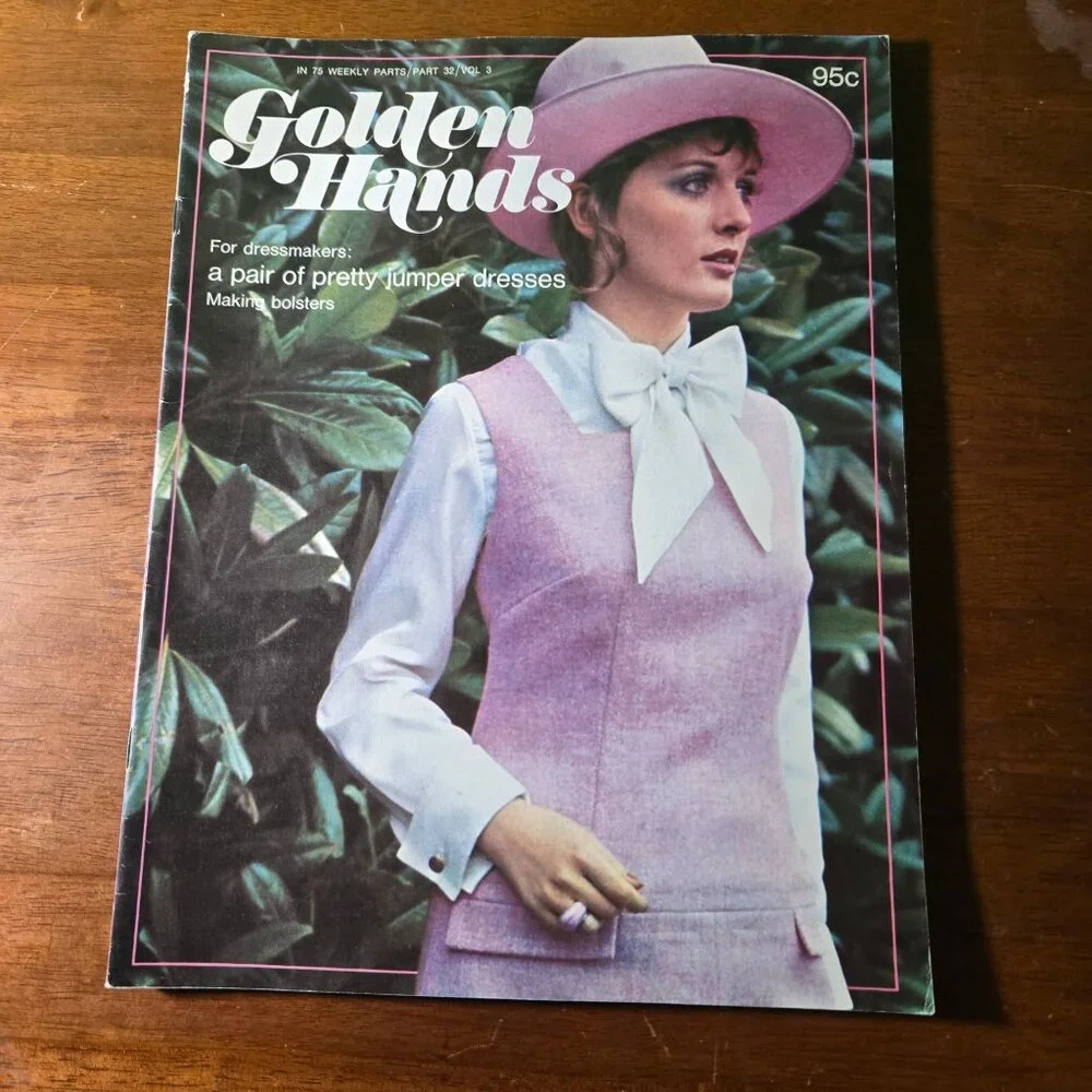 Golden Hands weekly magazine Part 32-36 Vol 3 Knitting Dressmaking Needlecraft